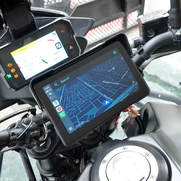 Wholesale motorcycle CarPlay and Android Auto screen — Aoocci C7 7-inch display